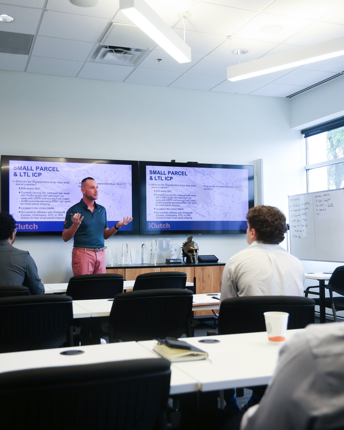 Klutch MFM sales training session